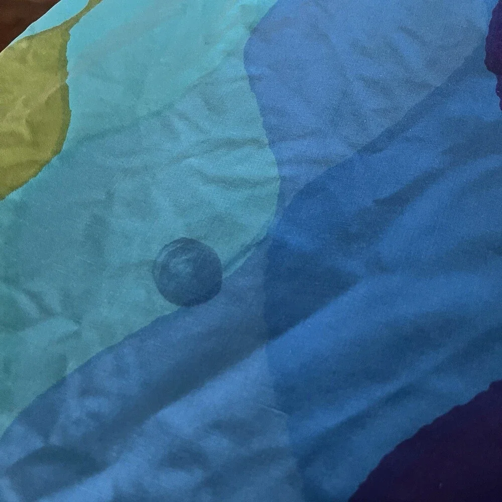 VTG Cannon Royal Family King Sheet Set Wavy Gravy Mod Blue Purple Psychedelic